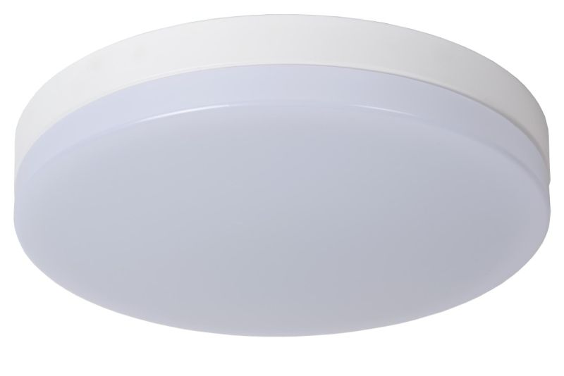 Lucide BISKIT - Zapustené stropné svietidlo Kúpeľňa - Ø 40 cm - LED - 1x36W 2700K - IP44 - Biela